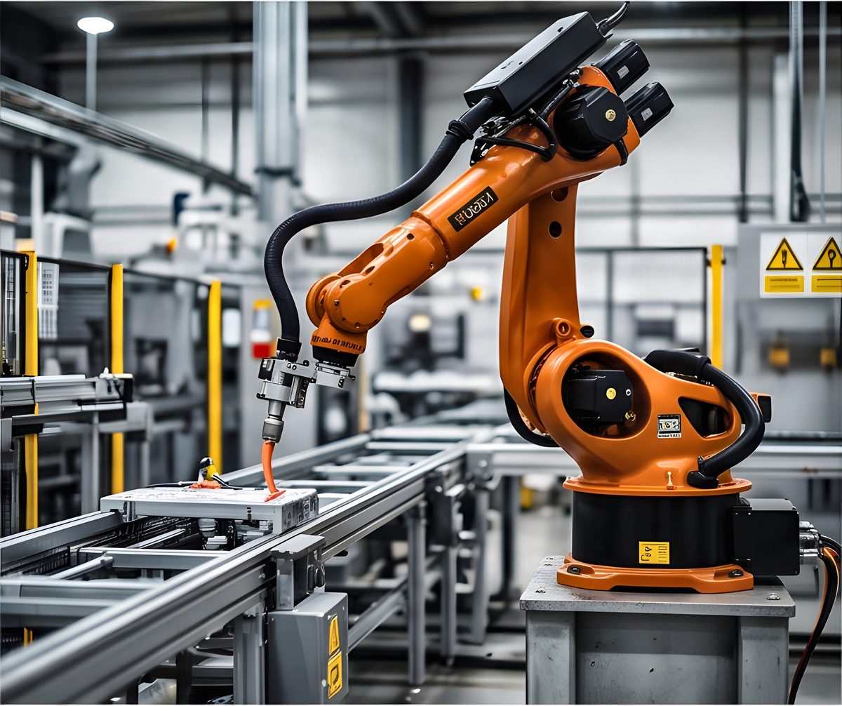 Industrial robot arms, photo 1 of 2